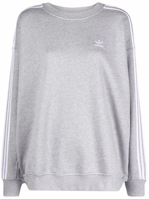 adidas Adicolor oversized-fit cotton sweatshirt - Grey