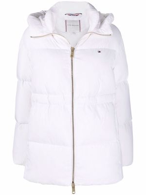 Tommy Hilfiger padded down puffer coat - White