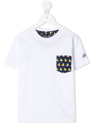 MC2 Saint Barth Kids duck-motif cotton T-Shirt - White