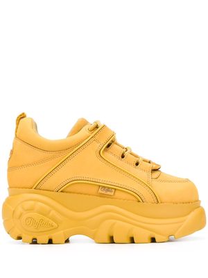 Buffalo platform lace-up sneakers - Yellow