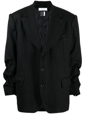 Facetasm oversized single-breasted blazer - Black