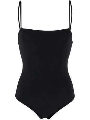 Jil Sander square-neck one-piece swimsuit - Black