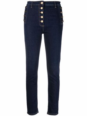 Elisabetta Franchi high-waist skinny jeans - Blue