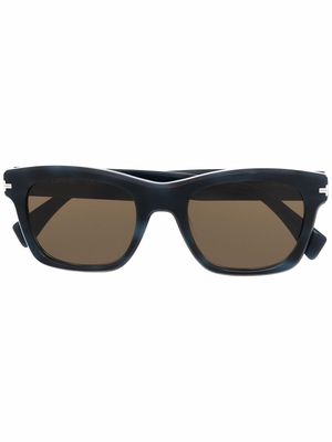 LANVIN marbled square-frame sunglasses - Blue