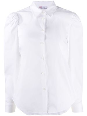 RED Valentino long sleeve button-up shirt - White