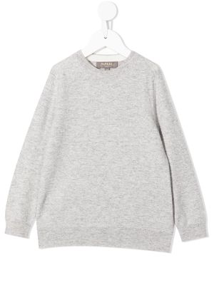 N.PEAL KIDS organic cashmere sweatshirt - Grey