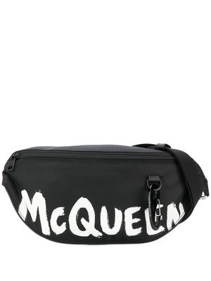 Alexander McQueen Oversized Harness belt bag - Black