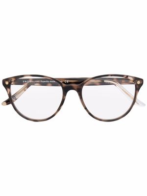 Snob two-way tortoiseshell glasses - Black