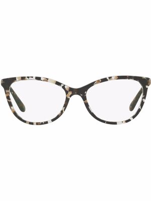 Dolce & Gabbana Eyewear cat-eye frame glasses - White
