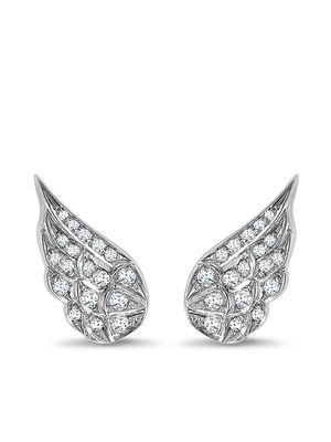 Pragnell 18kt white gold diamond Tiara earrings - Silver