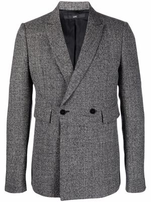 SAPIO button-fastened wool blazer - Grey