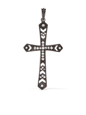 DE JAEGHER Seventh Heaven cross pendant - Silver