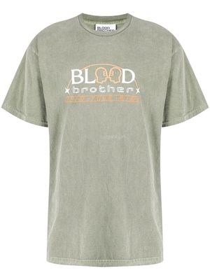 Blood Brother Alva logo-print T-shirt - Green