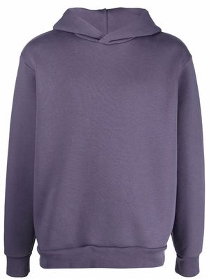 Acne Studios drop-shoulder cotton-blend hoodie - Purple