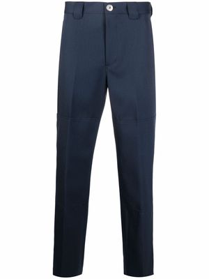 LANVIN straight-leg tailored trousers - Blue