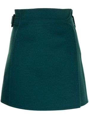 Ports 1961 high-waisted wrap miniskirt - Green