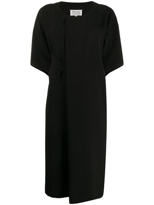 Maison Margiela pleated T-shirt dress - Black