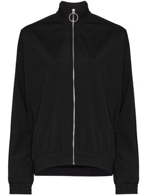 Paco Rabanne logo-print lightweight jacket - Black