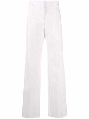 Salvatore Ferragamo straight-leg trousers - White
