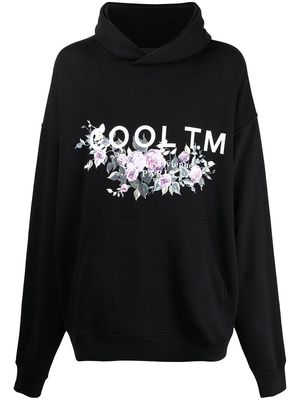 COOL T.M graphic-print hoodie - Black