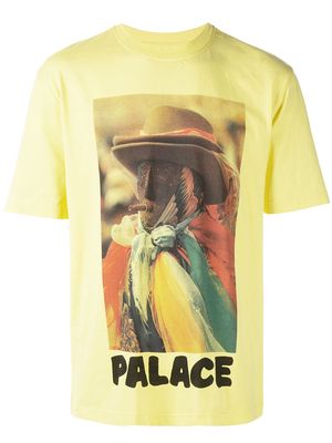Palace graphic print T-shirt - Yellow