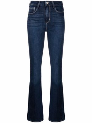 L'Agence high-rise skinny bootcut jeans - Blue