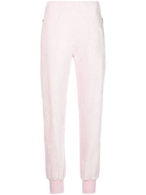 Givenchy textured cropped track pants - 681 LIGHT PINK