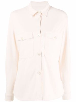 Circolo 1901 plain long-sleeve shirt - Neutrals