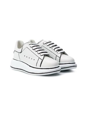Alexander McQueen Kids oversized chunky trainers - White