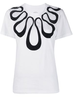 10 CORSO COMO Eden necklace print T-shirt - White