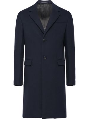 Prada single-breasted coat - Blue