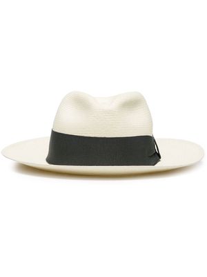 Frescobol Carioca Rafael wide Panama hat - Neutrals