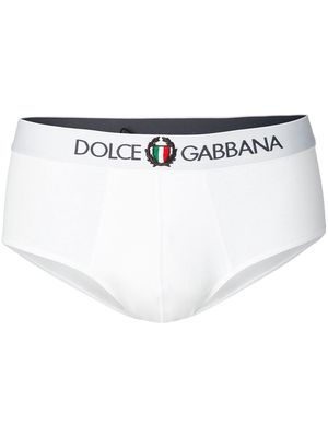 Dolce & Gabbana branded boxer briefs - White