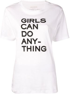Zadig&Voltaire Girls Can Do Anything T-shirt - White
