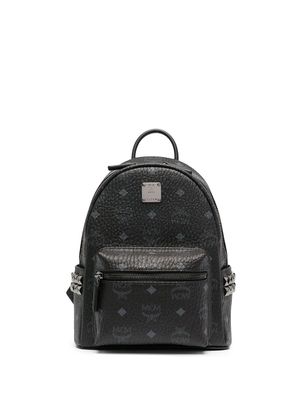 MCM mini Stark studded backpack - Black