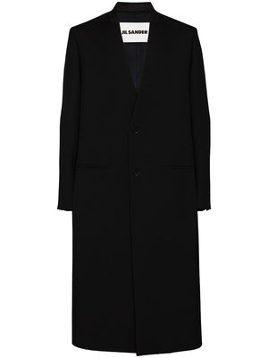 Jil Sander regular-fit wool coat - Black