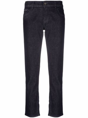 Emporio Armani low-rise slim fit jeans - Blue