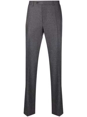 Canali straight-leg tailored trousers - Grey