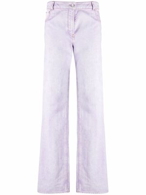 Nina Ricci straight-leg denim jeans - Purple