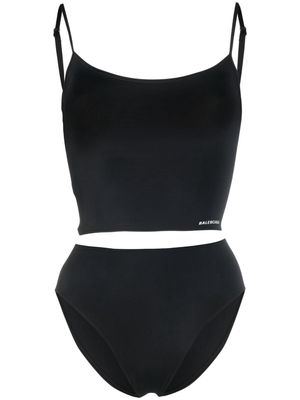 Balenciaga two-piece swimsuit - Black