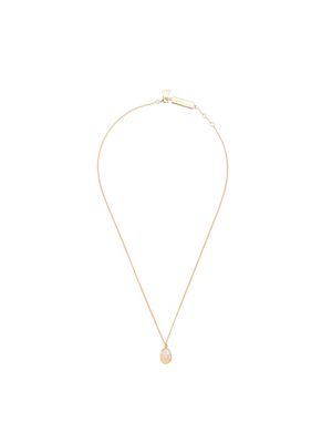 Coup De Coeur stone disc necklace - Gold