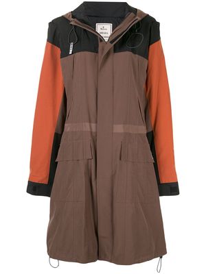 Maison Mihara Yasuhiro Resize Mountain parka coat - Brown