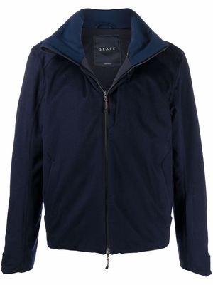 Sease zipped hooded jacket - Blue