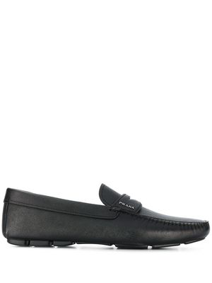 Prada classic slip-on loafers - Black