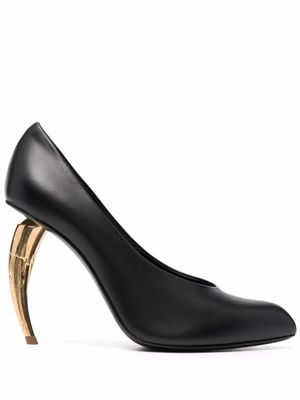 Roberto Cavalli curved-heel pointed pumps - Black