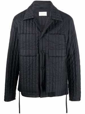 Craig Green quilted shirt jacket - Black