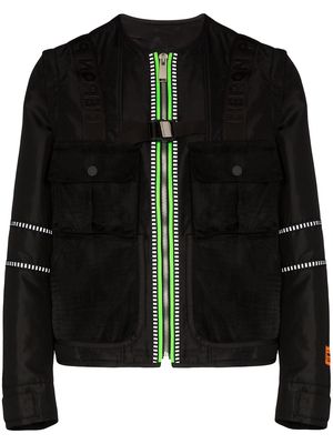 Heron Preston utility zip-up jacket - Black