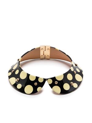 Louis Vuitton 2012 pre-owned x Yayoi Kusama Infinity Dots choker necklace - Black