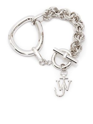 JW Anderson oversized link chain bracelet - Silver