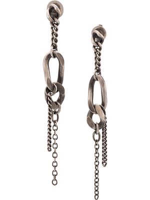 WERKSTATT:MÜNCHEN chain charm earring - Silver